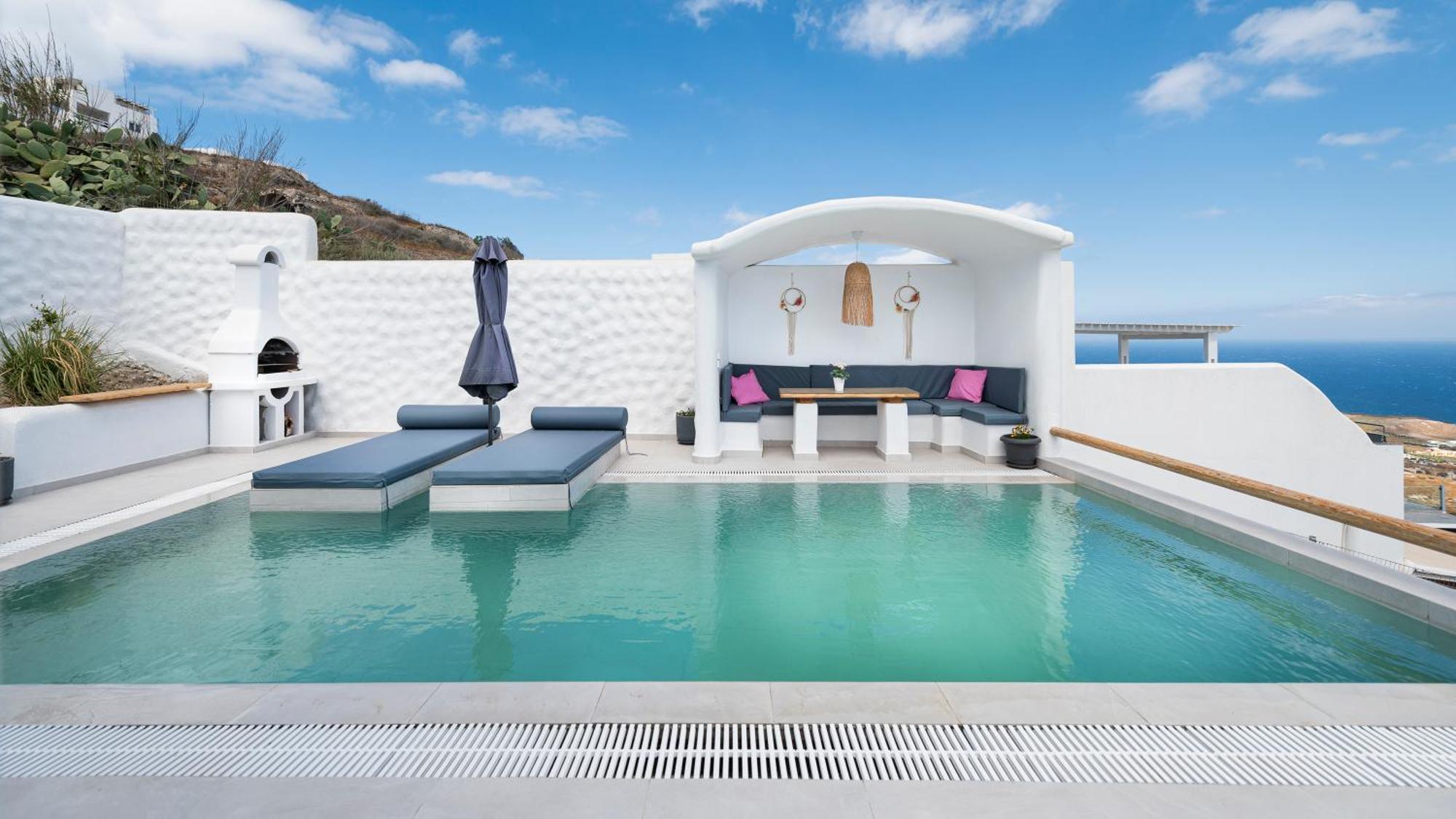 Dream Villa Santorini Vourvoúlos Eksteriør billede