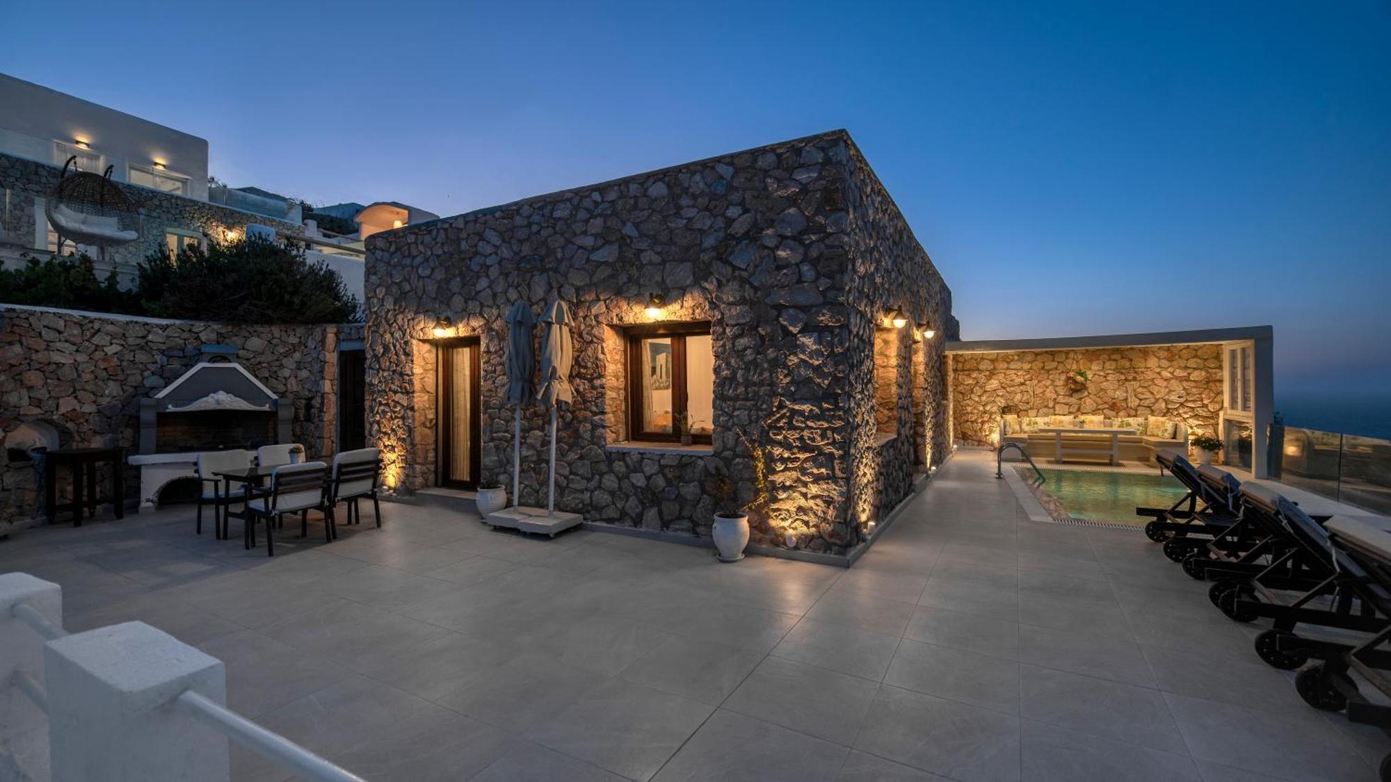 Dream Villa Santorini Vourvoúlos Eksteriør billede