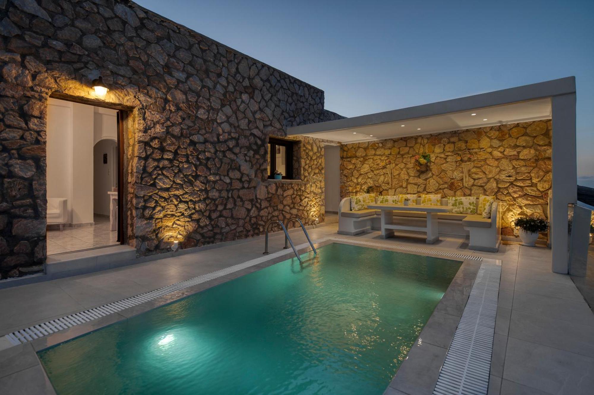 Dream Villa Santorini Vourvoúlos Eksteriør billede