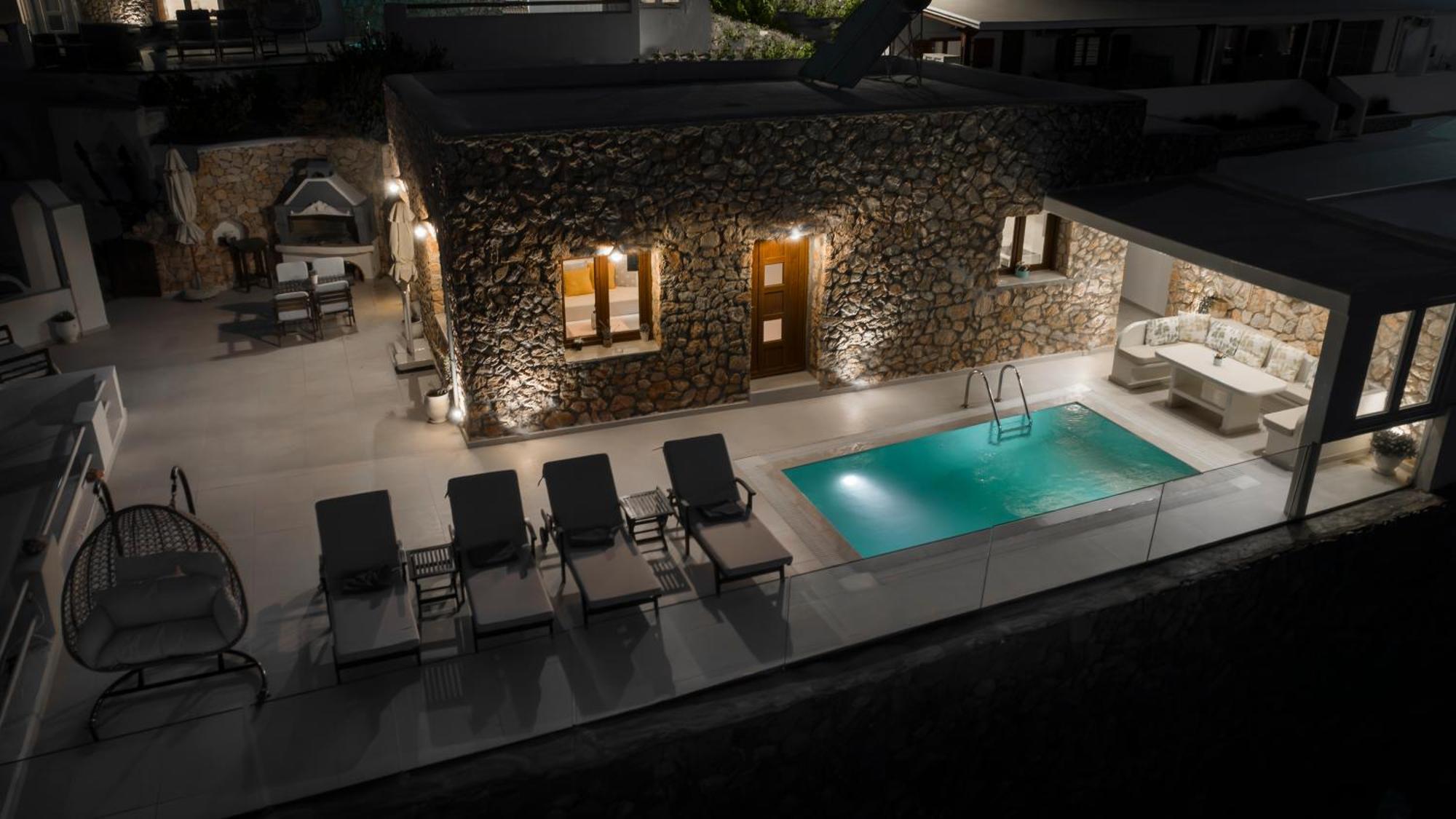 Dream Villa Santorini Vourvoúlos Eksteriør billede