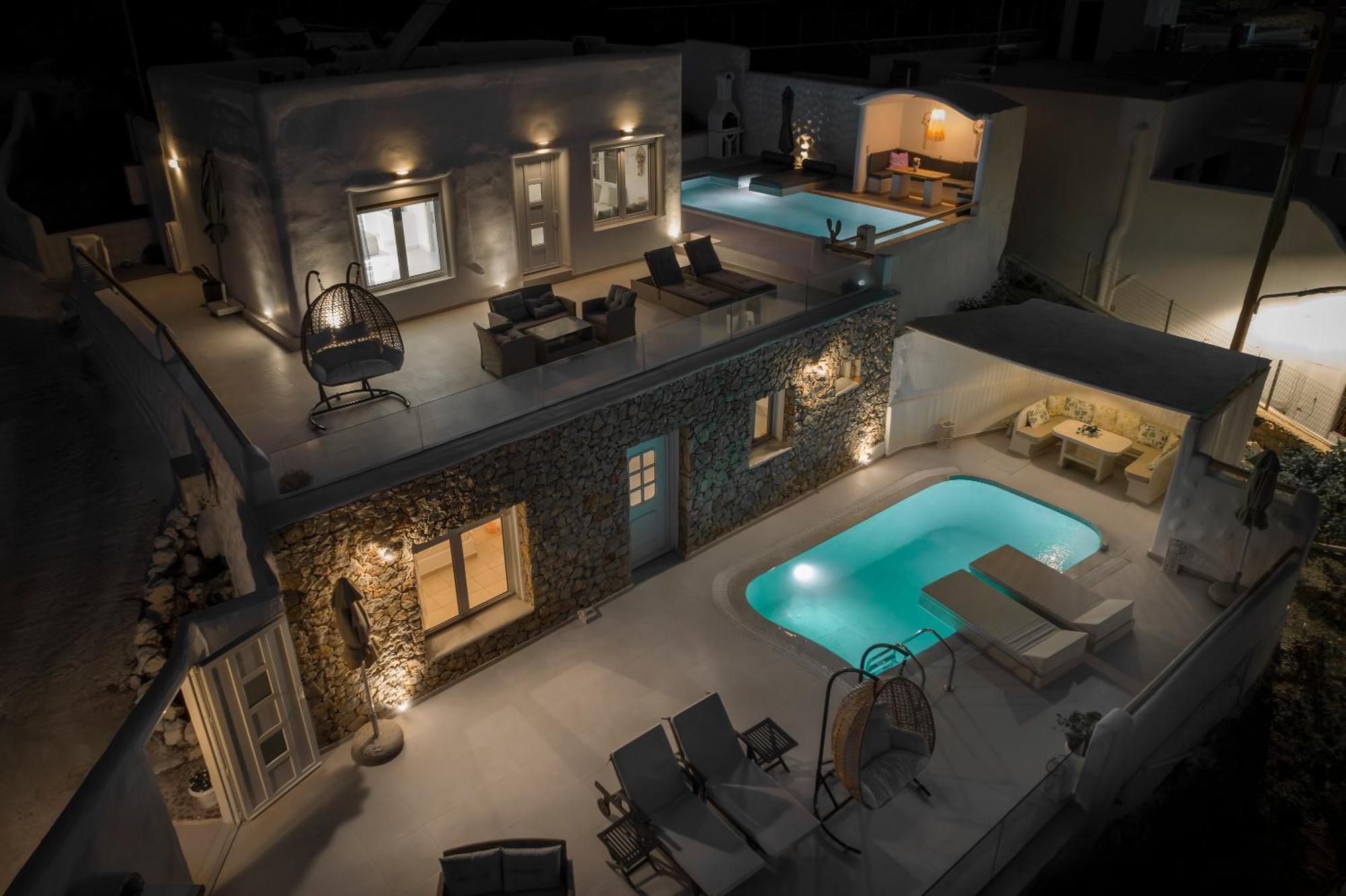 Dream Villa Santorini Vourvoúlos Eksteriør billede