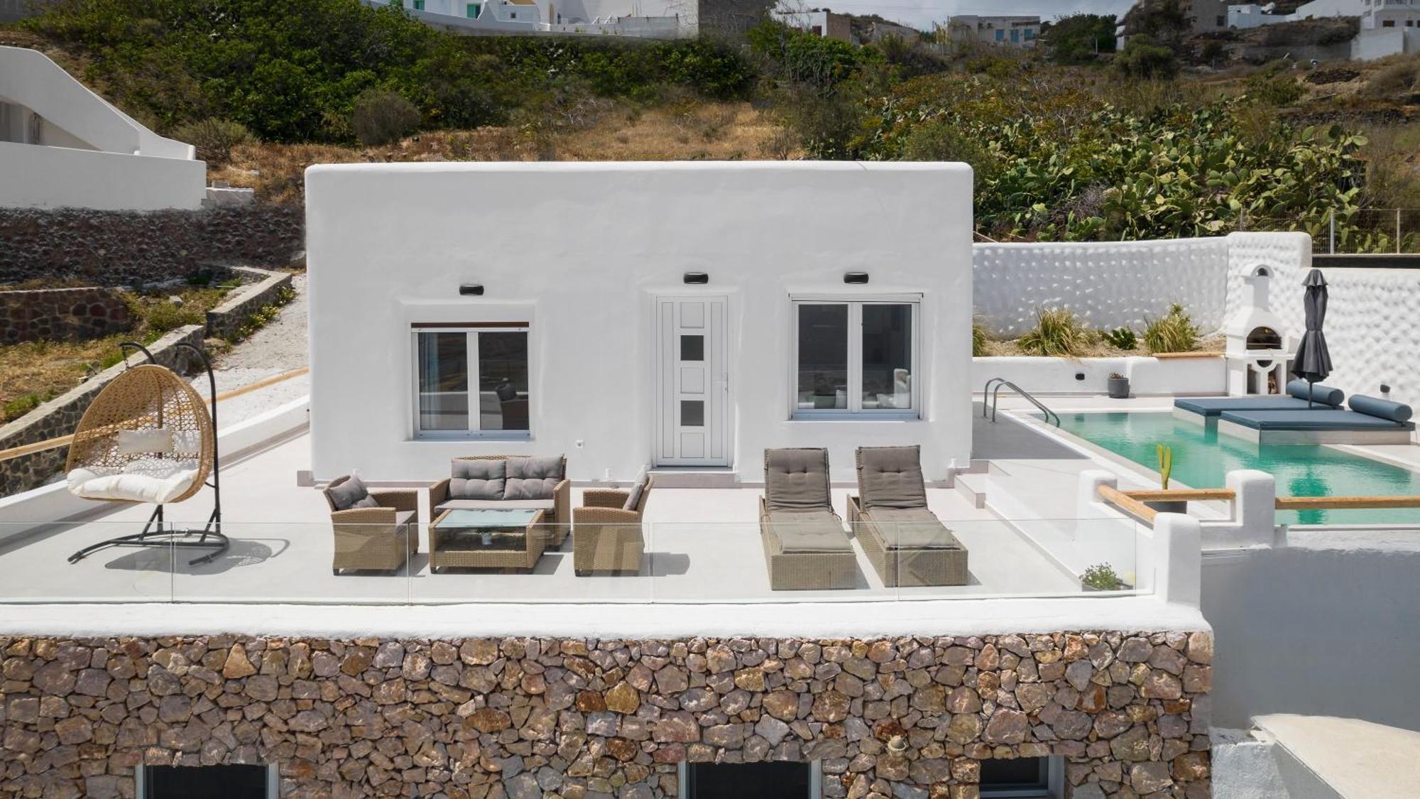 Dream Villa Santorini Vourvoúlos Eksteriør billede