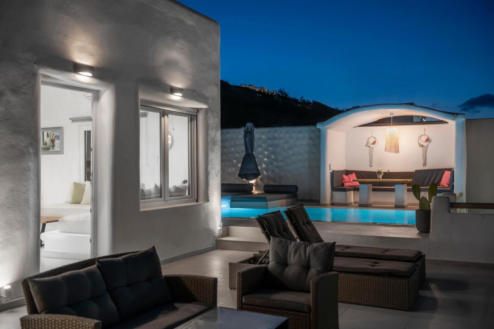 Dream Villa Santorini Vourvoúlos Eksteriør billede